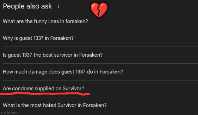 💔 | made w/ Imgflip meme maker