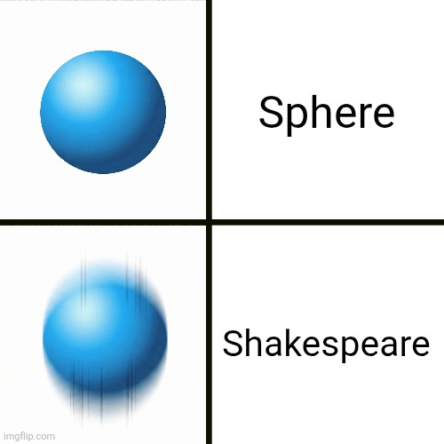 Thou Shall See This | Sphere; Shakespeare | image tagged in funny,shakespeare,william shakespeare | made w/ Imgflip meme maker