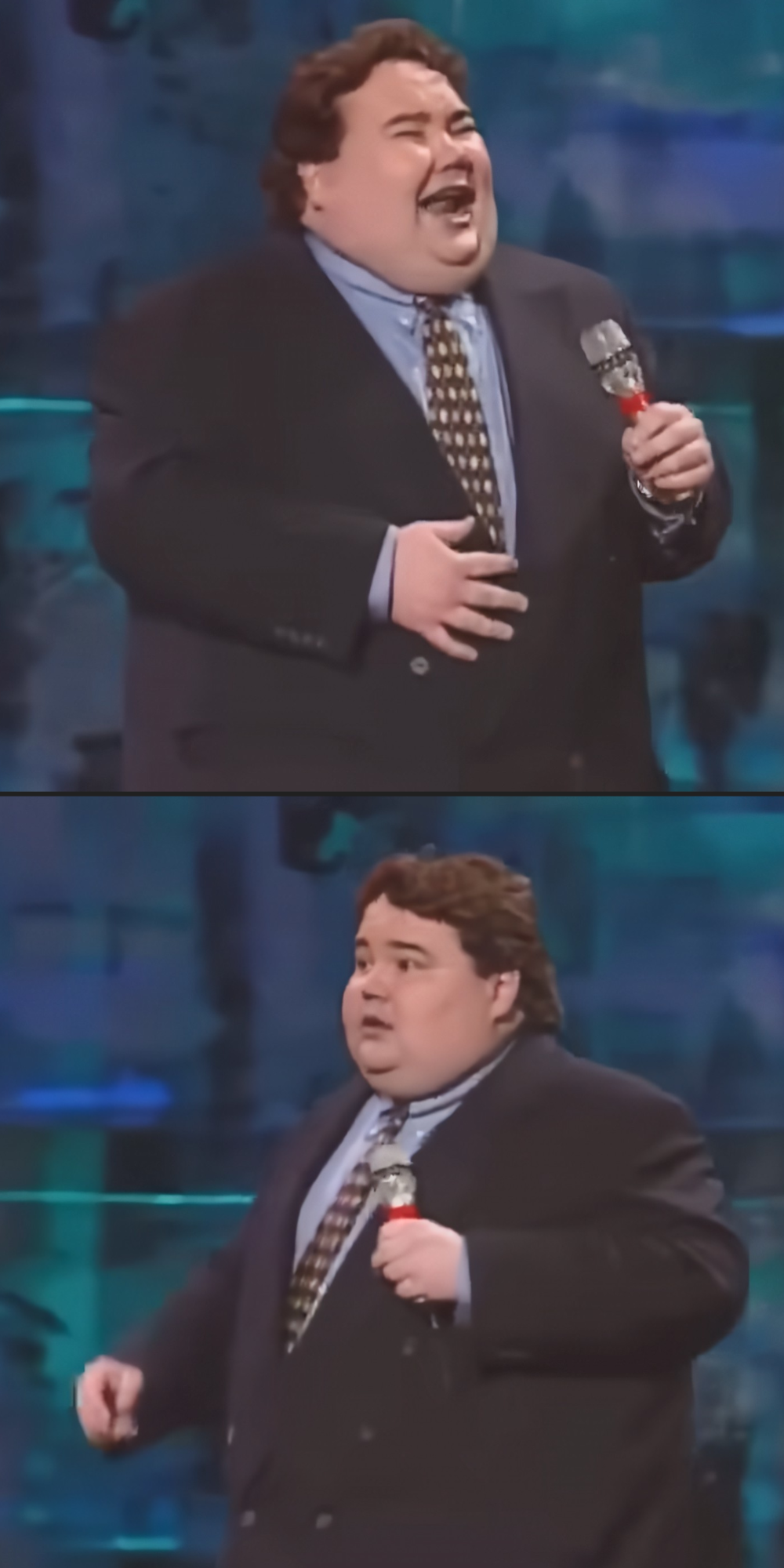 John Pinette: From Full to Starving Blank Meme Template