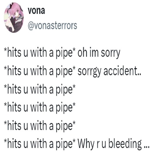 hits you with a pipe Blank Meme Template