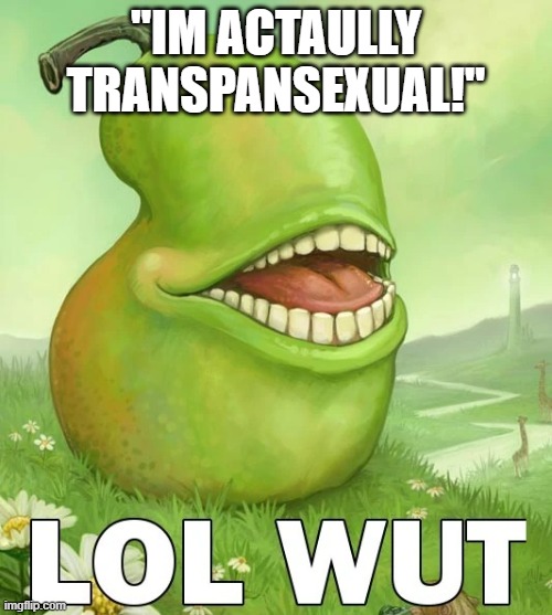 i dont get lbtq lolwut | ''IM ACTAULLY TRANSPANSEXUAL!'' | image tagged in lolwut | made w/ Imgflip meme maker
