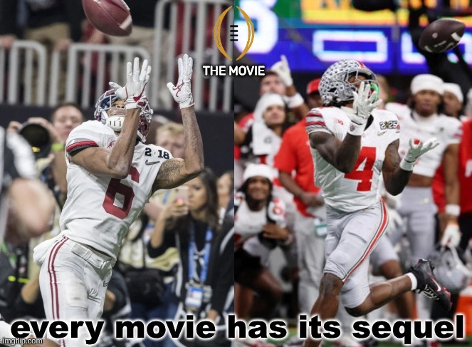 DeVonta Smith meme | THE MOVIE | image tagged in memes,college football,football,ohio state buckeyes,alabama football,sports | made w/ Imgflip meme maker