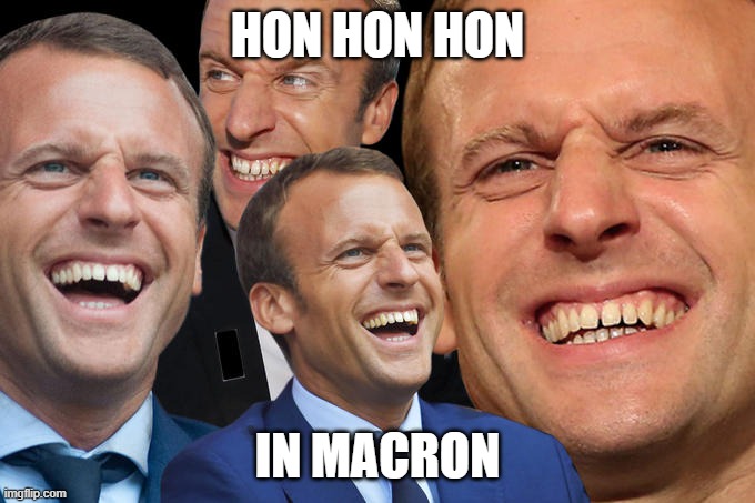 HON HON HON; IN MACRON | made w/ Imgflip meme maker