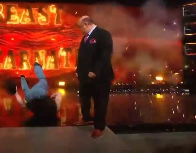 Brock Lesnar Falling Down Blank Meme Template