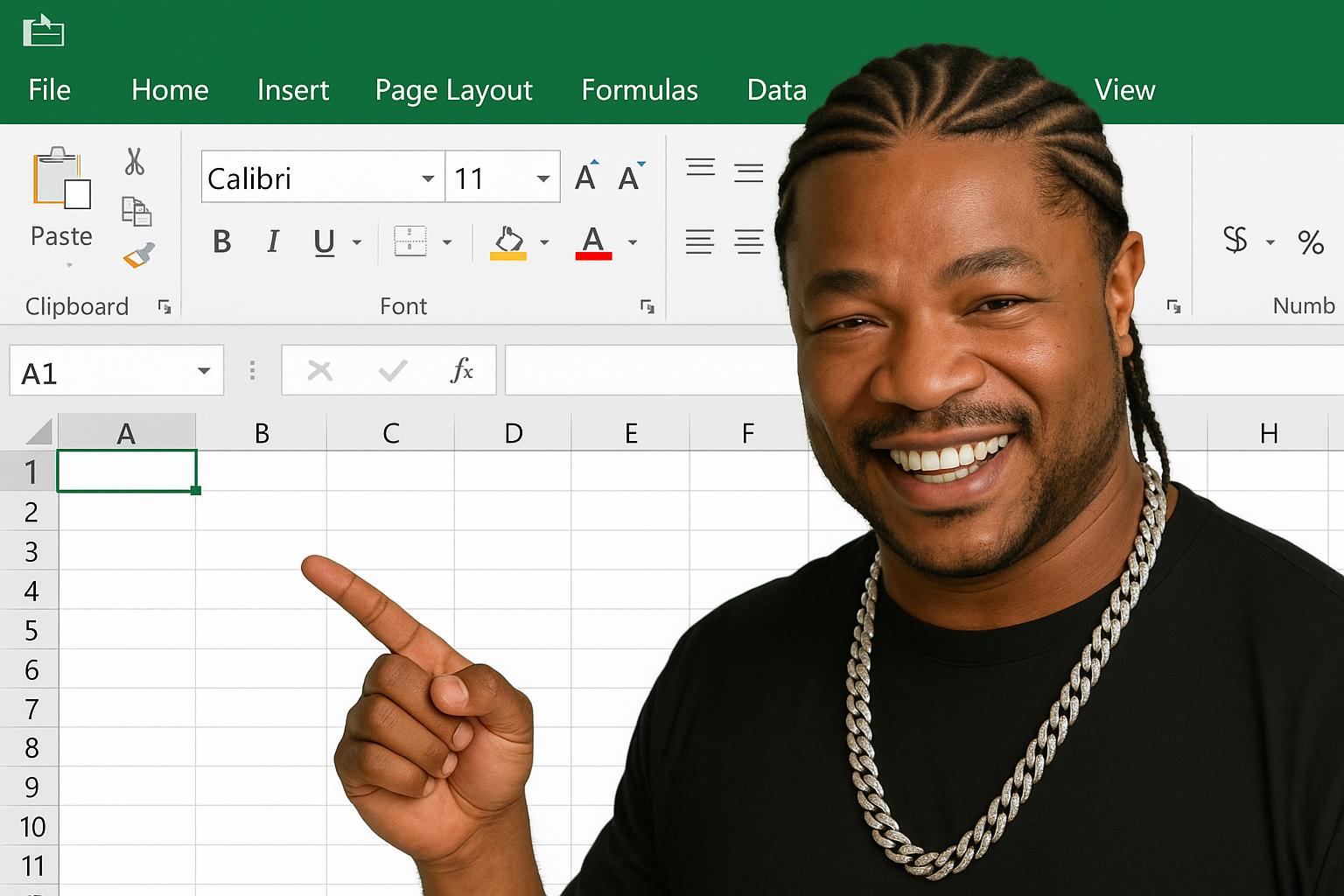 xzibit excel Blank Meme Template