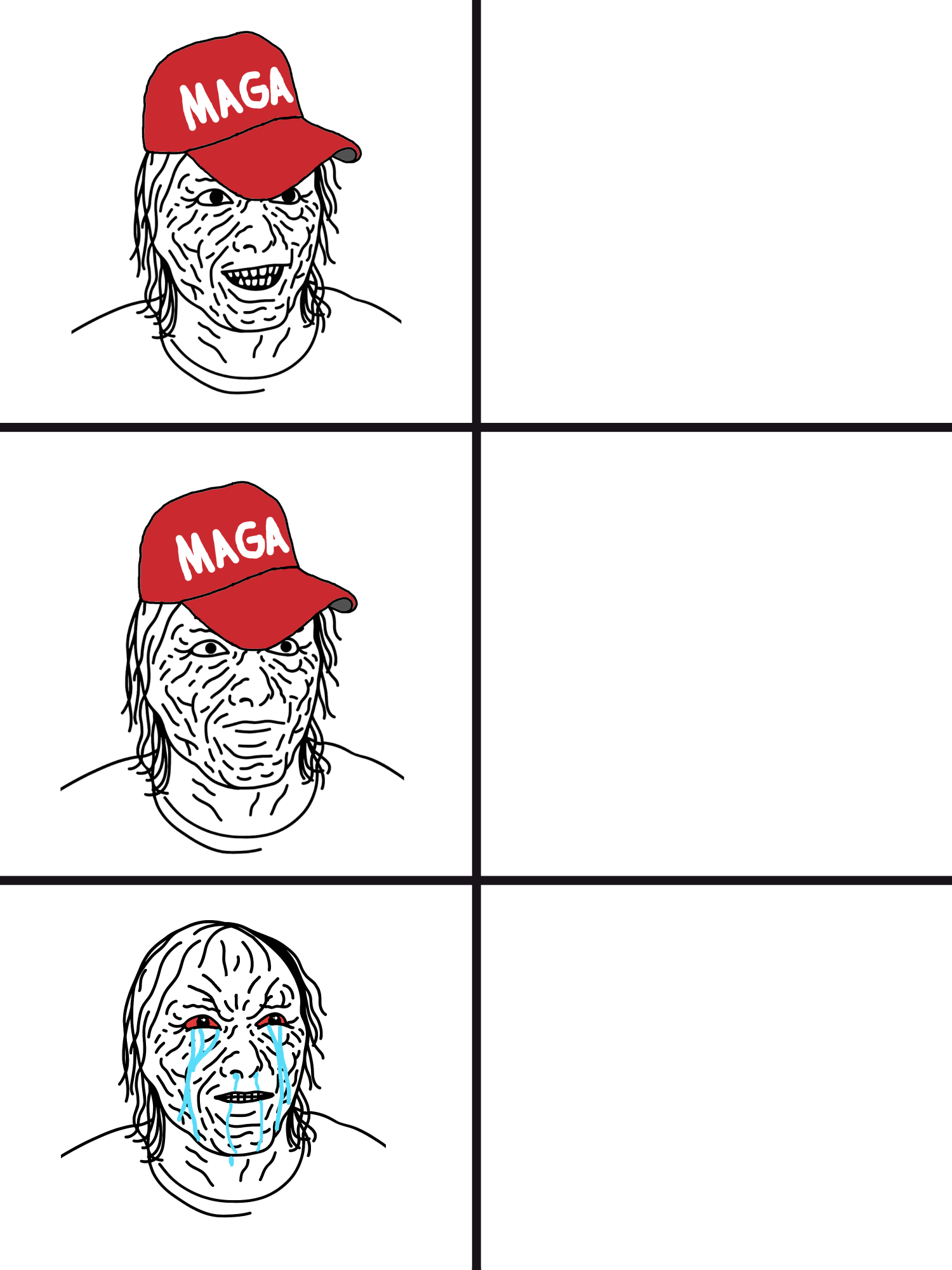 Faces of MAGA Blank Meme Template