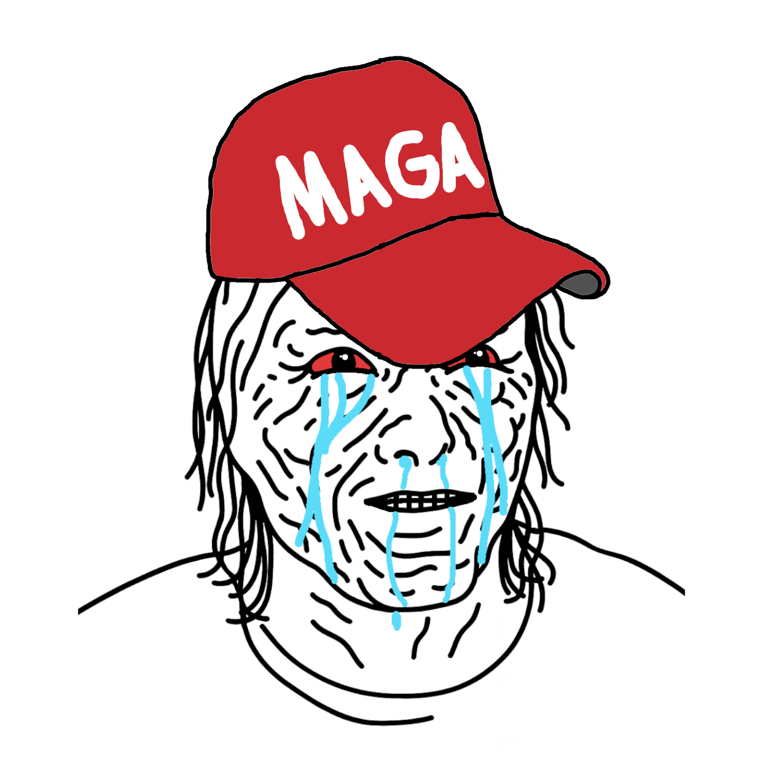 Sad MAGAT Blank Meme Template