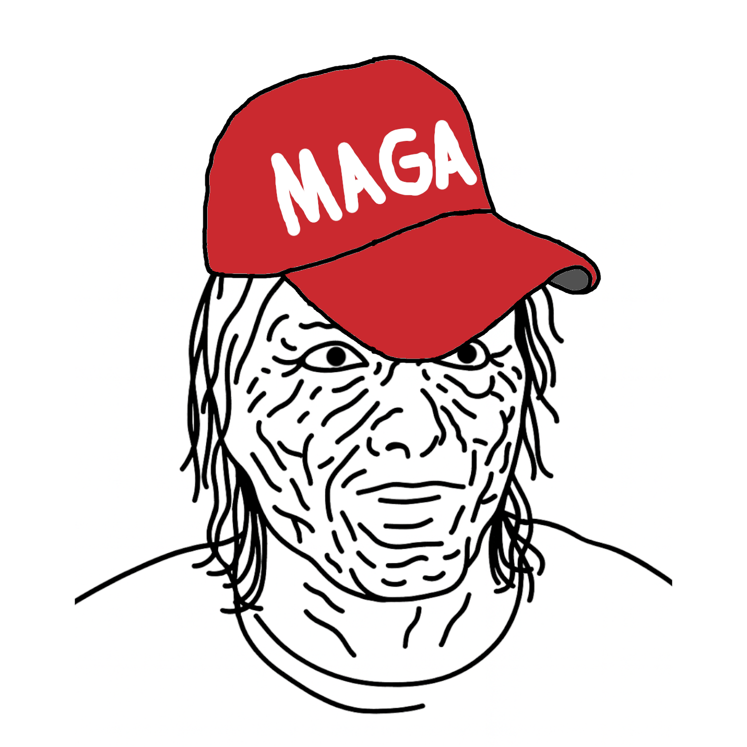 Shocked MAGAT Blank Meme Template