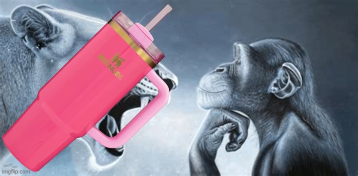 tiger yell at pondering monkey | image tagged in tiger yell at pondering monkey | made w/ Imgflip meme maker