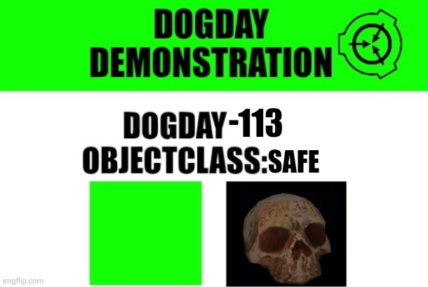 Dogday-113 Blank Meme Template