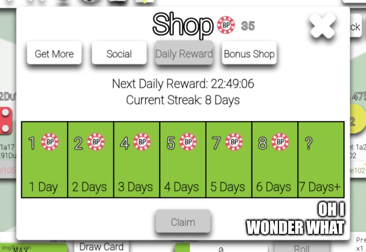 it was 10 btw | OH I WONDER WHAT | made w/ Imgflip meme maker