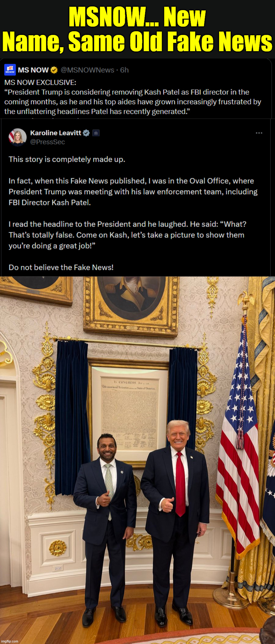 MSNOW...  Still Fake News | MSNOW... New Name, Same Old Fake News | image tagged in msnow,still fake news | made w/ Imgflip meme maker