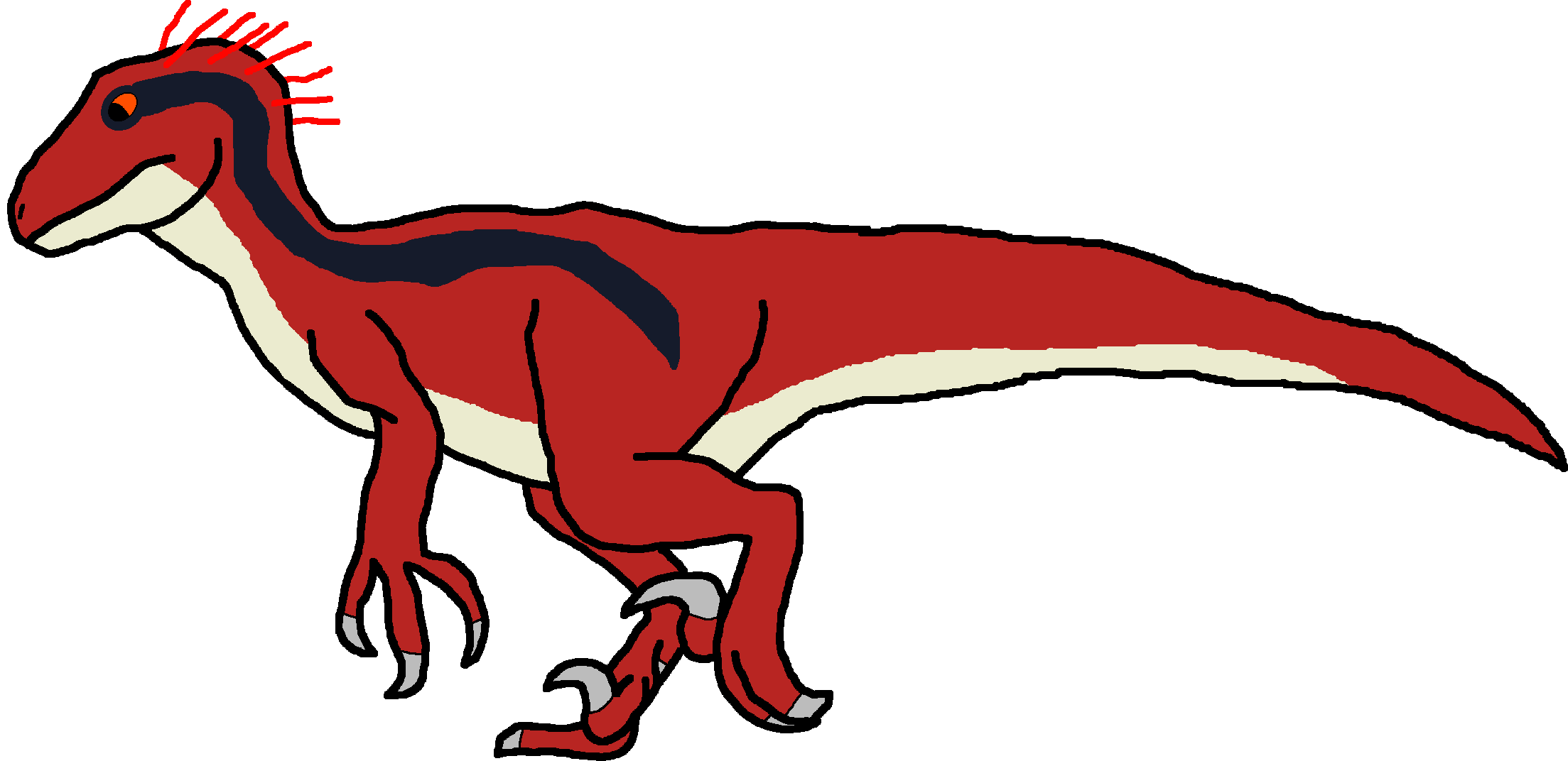 Male Deinonychus Variant A (Paleoverse + EOIverse) Blank Meme Template