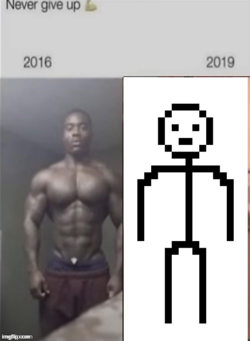 Never give up | image tagged in never give up | made w/ Imgflip meme maker