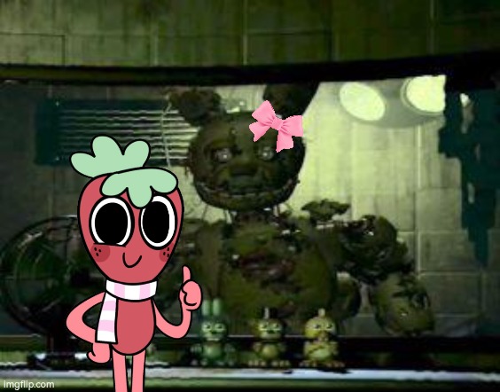 FNAF Springtrap in window | image tagged in fnaf springtrap in window | made w/ Imgflip meme maker