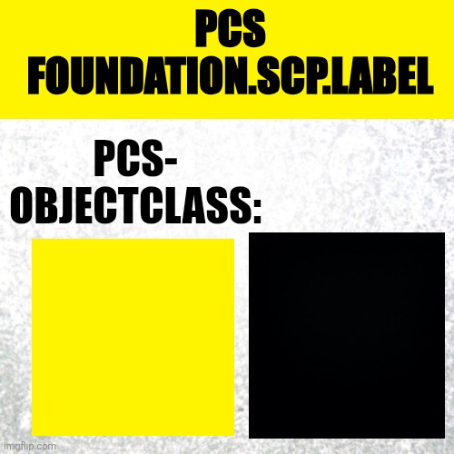 PCS Blank Meme Template