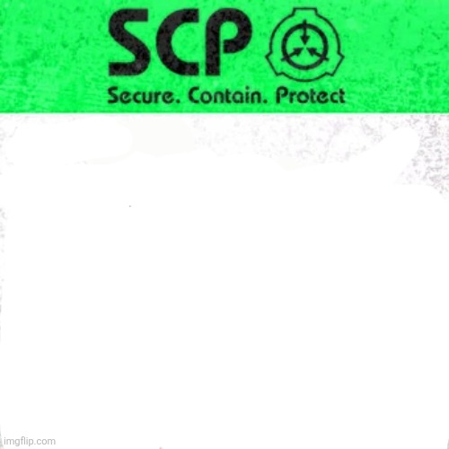 SCP V3 Blank Meme Template