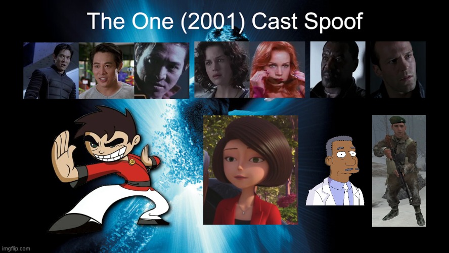 Credit to Waldness Topic International for this used | image tagged in meme,memes,spoof cast,the one,characters,roles | made w/ Imgflip meme maker