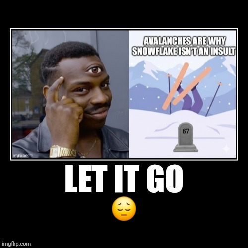 Why snowflake isn't an insult | 😔 | image tagged in 67,snowflakes,let it go,troll,think about it | made w/ Imgflip meme maker