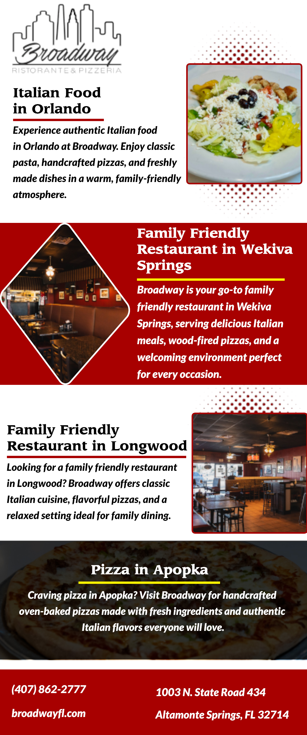 Italian Food in Orlando Blank Meme Template