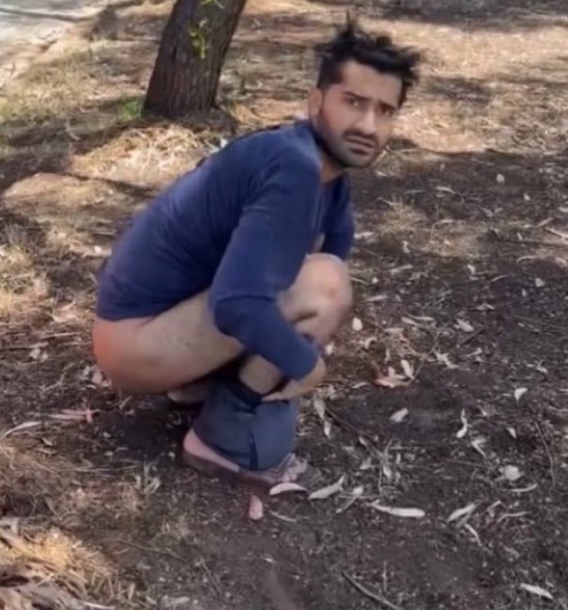 #Saar #Poopjeet #Pajeet caught street shitting Blank Meme Template