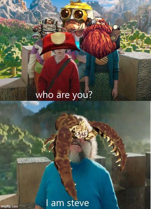 i am steve | image tagged in i am steve | made w/ Imgflip meme maker