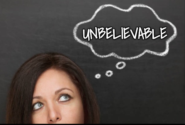 Thought | UNBELIEVABLE | image tagged in thought | made w/ Imgflip meme maker