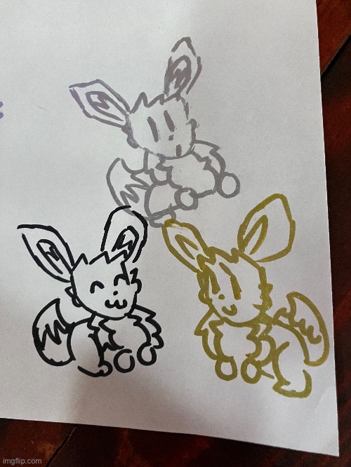 Some eevee doodles I made :33 | image tagged in eevee | made w/ Imgflip meme maker