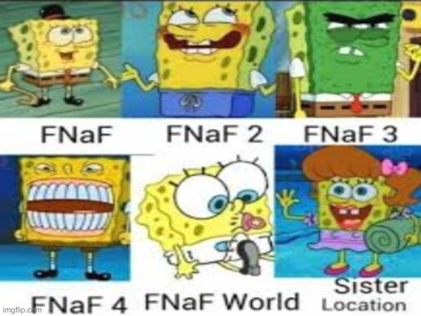 fnaf stereotypes | image tagged in fnaf,memes | made w/ Imgflip meme maker