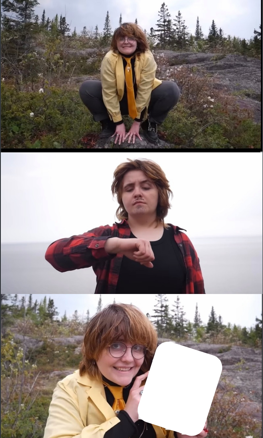 Bill holds Book of bill. Blank Meme Template