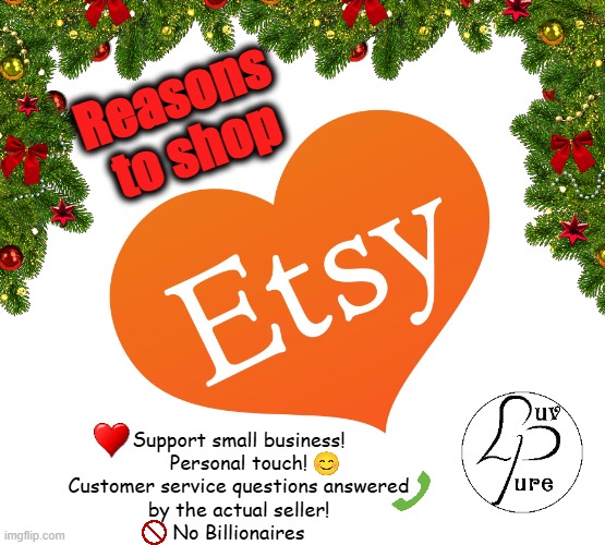 Boycotting Black Friday This Year? | Reasons 
to shop; Support small business!
Personal touch!
Customer service questions answered
by the actual seller!
No Billionaires | image tagged in boycott,black friday,small business,shop local,christmas shopping,holiday shopping | made w/ Imgflip meme maker