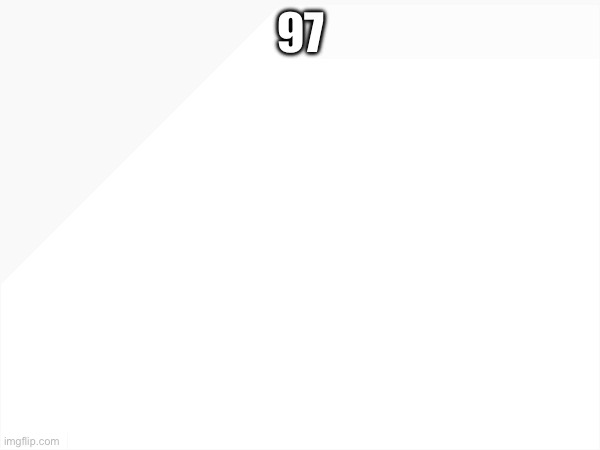 97 | made w/ Imgflip meme maker