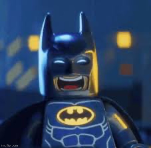 Lego batman laughing | image tagged in lego batman laughing | made w/ Imgflip meme maker
