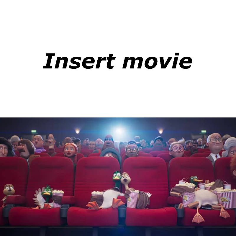 The Mallards Watching What? Blank Meme Template