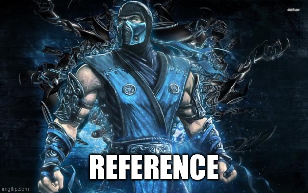 REFERENCE | image tagged in mortal kombat sub-zero | made w/ Imgflip meme maker
