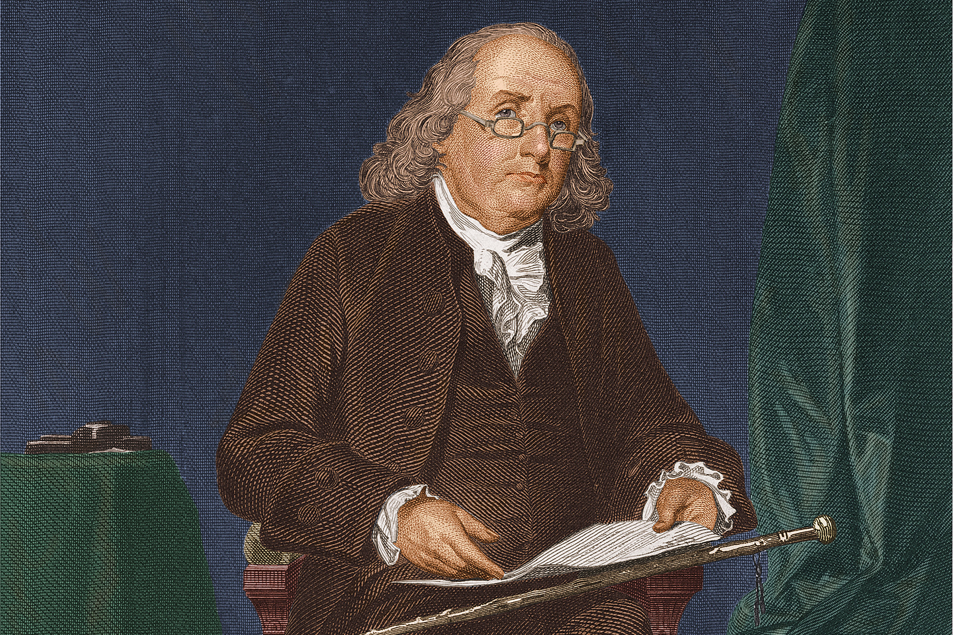 High Quality Ben Franklin Blank Meme Template
