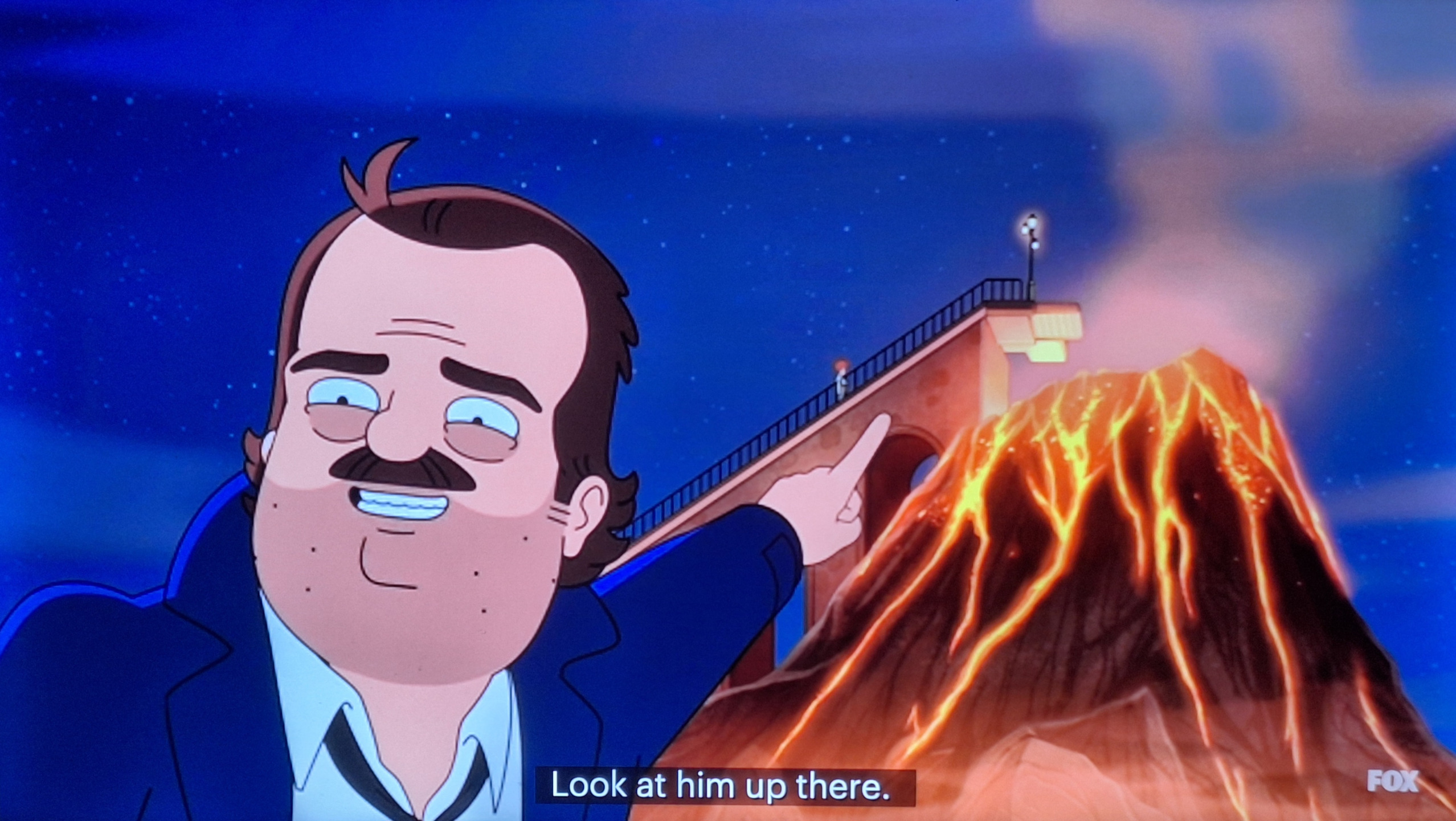 High Quality Grimsburg Volcano Blank Meme Template