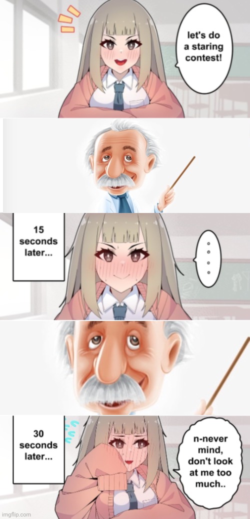 Staring Contest | image tagged in staring contest | made w/ Imgflip meme maker