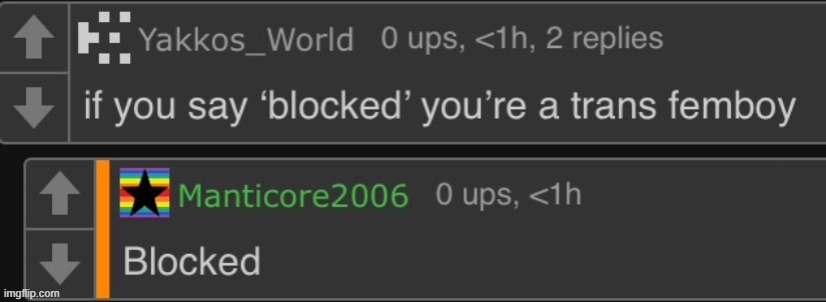 Manticore2006 is trans (as observed by Yakko) | image tagged in manticore2006 is trans as observed by yakko | made w/ Imgflip meme maker