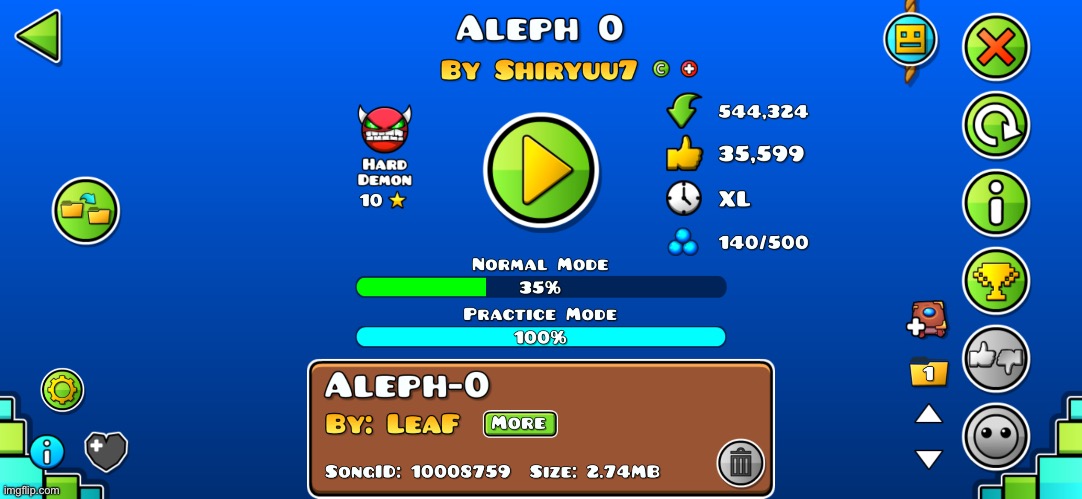 This level isn’t that bad (also have 60ish-100) | image tagged in geometry dash | made w/ Imgflip meme maker