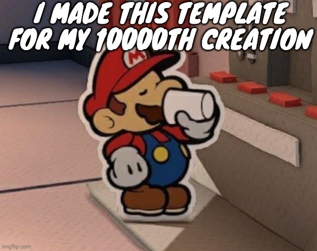 Coffee | I MADE THIS TEMPLATE FOR MY 10000TH CREATION | image tagged in coffee | made w/ Imgflip meme maker