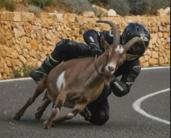 Mandami motorcycle Blank Meme Template