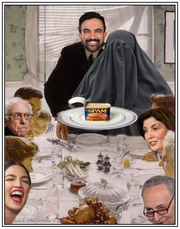Comrade Zohran has Thanksgiving Blank Meme Template