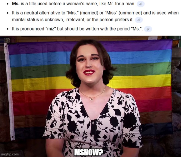 MsNow? | MSNOW? | image tagged in ms,msnow,msnbc | made w/ Imgflip meme maker