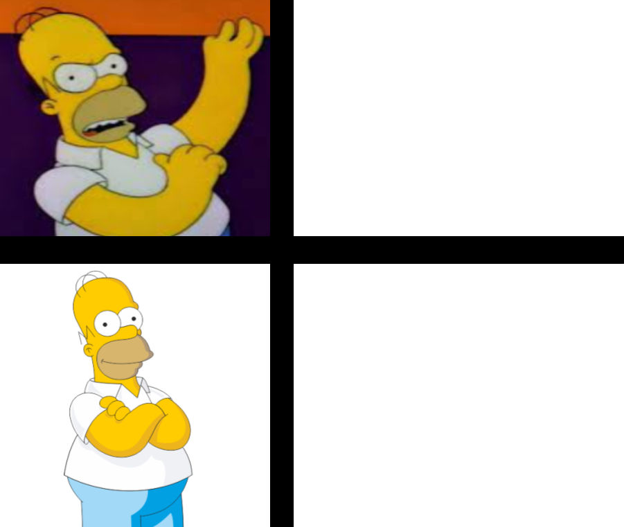 Homer drake meme Blank Meme Template