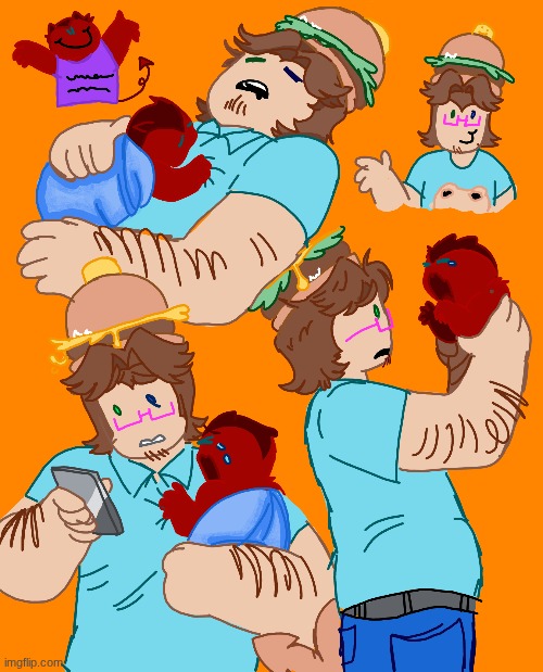 (Note from Tunner: "Have this artwork for my Dad I made-!") | image tagged in 007n7,artwork,my king | made w/ Imgflip meme maker