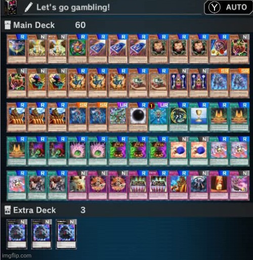 GAMBA!!!!!!! | image tagged in yugioh,master duel,gaming,video games,nintendo switch,screenshot | made w/ Imgflip meme maker