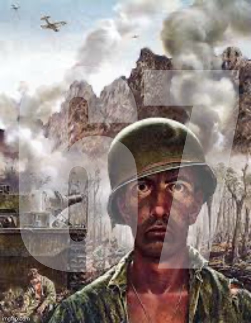 Thousand Yard Stare | 67 | image tagged in thousand yard stare | made w/ Imgflip meme maker