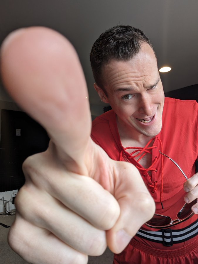 TheRussianbadger pointing Blank Meme Template