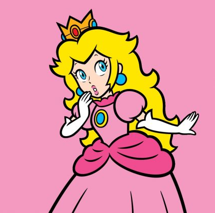 Princess Peach Blank Meme Template